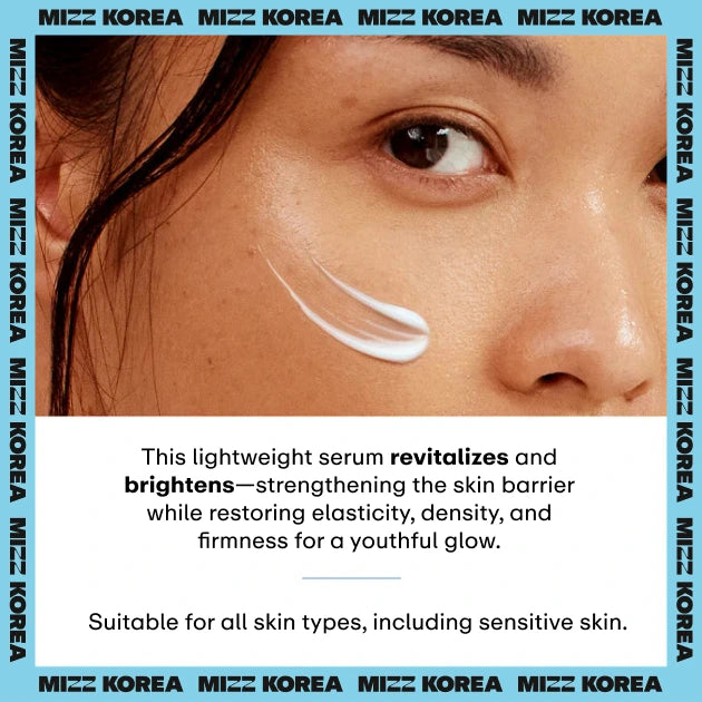 Mizz Korea Seoul In Love Peptide Boosting Serum revitalizing and brightening product action